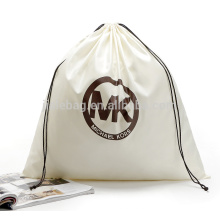 custom promotional cheap cotton canvas drawstring bag